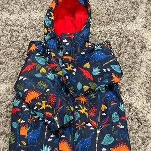 The Children’s Place Toddler 4T Winter Coat & Disney Cars Snowbib!!
